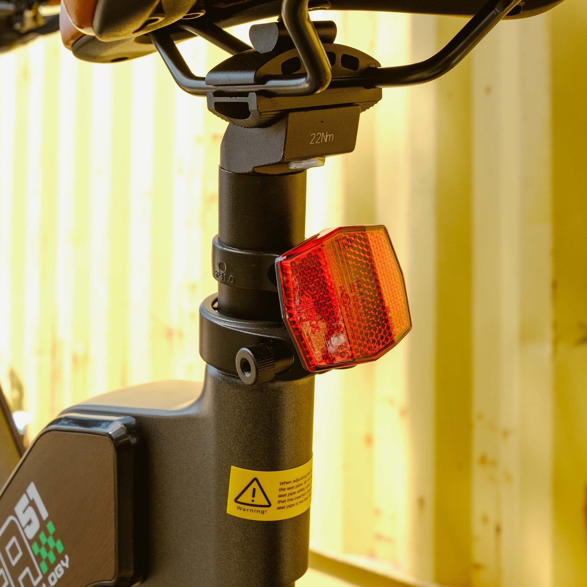 Benzina Zero Area51 electric bike lights safety