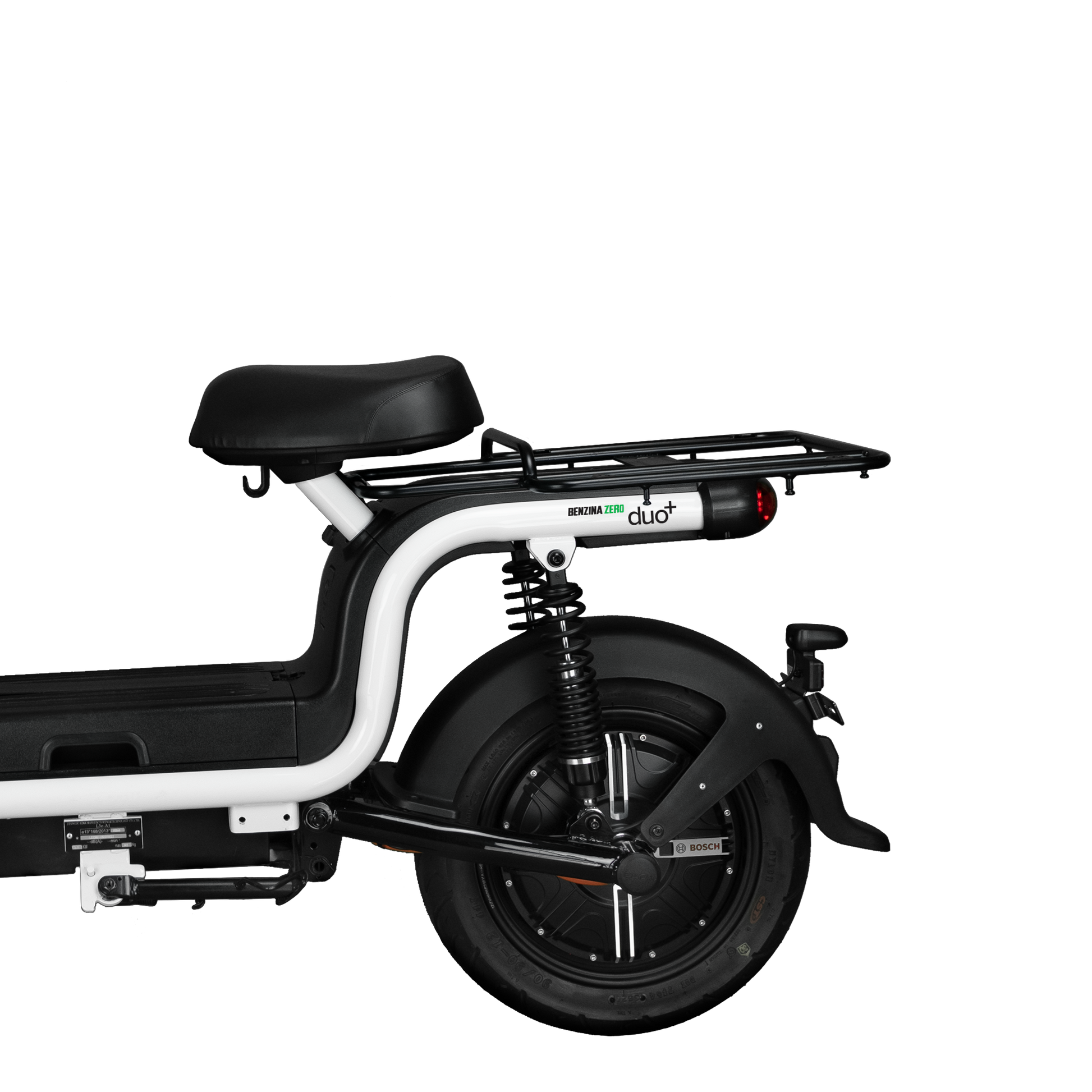 Benzina Zero Duo electric scooter carry rack