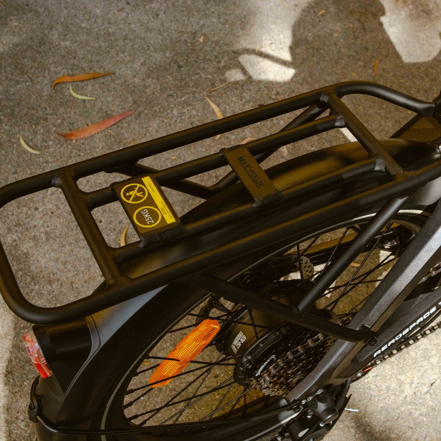 Benzina Zero bender electric bike foldable rear rack