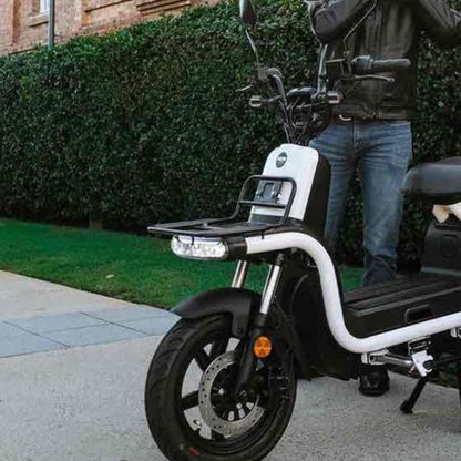 Benzina Zero duo electric scooter front rack