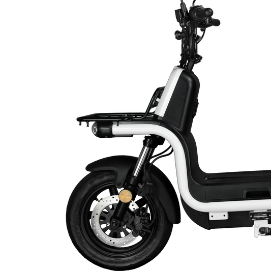 Benzina Zero duo electric scooter front rack