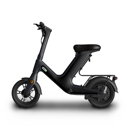 Benzina Zero V-50 electric scooter with seat in black